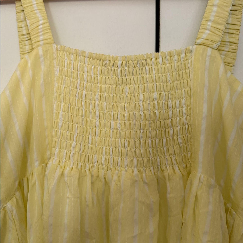 Eloquii Pale Lemon Yellow Dress - Picture 5 of 6